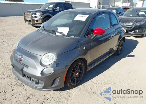 2013 Fiat 500 Abarth z USA, uszkodzony, nr VIN 3C3CFFFH2DT554570